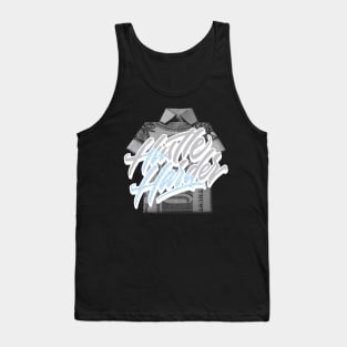 Hustle Harder Cement Grey Tank Top